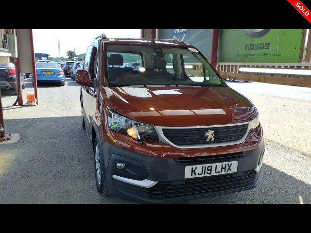 BUY PEUGEOT RIFTER ACTIVE BLUEHDI 2019 BLUEHDI ACTIVE, Newark Motor Auctions