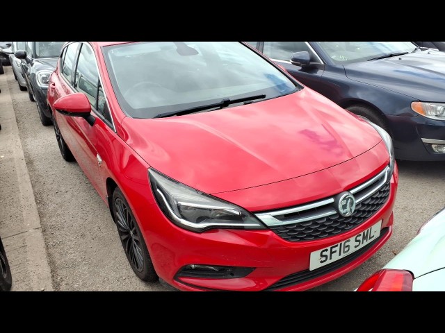 BUY VAUXHALL ASTRA ELITE NAV TURBO 2016 ELITE NAV, Newark Motor Auctions