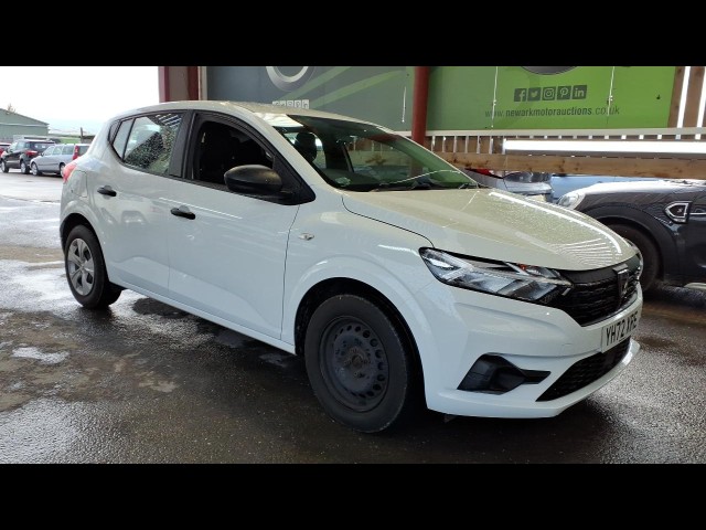 BUY DACIA SANDERO ESSENTIAL LPG TCE 2022 ESSENTIAL TCE, Newark Motor Auctions
