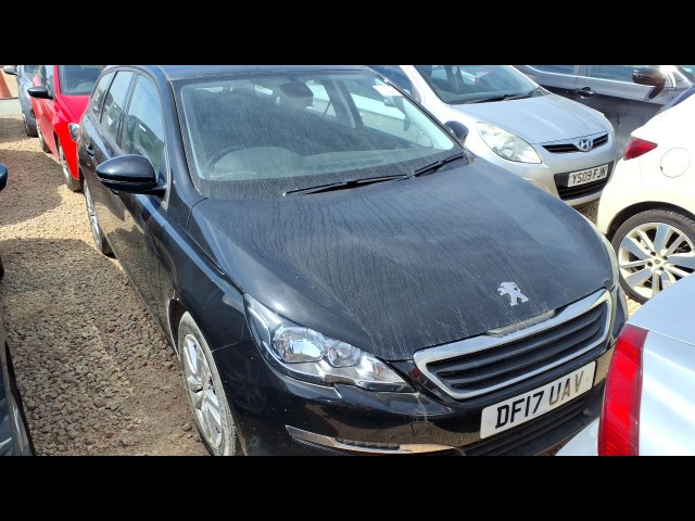 BUY PEUGEOT 308 ACTIVE SW HDI BLUE S/ 2017 BLUE HDI S/S SW ACTIVE, Newark Motor Auctions