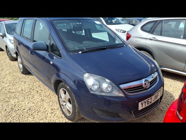 BUY VAUXHALL ZAFIRA EXCLUSIV 2012 EXCLUSIV, Newark Motor Auctions