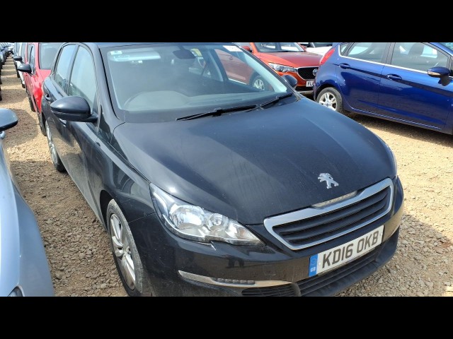 BUY PEUGEOT 308 ACTIVE HDI BLUE S/S 2016 BLUE HDI S/S ACTIVE, Newark Motor Auctions