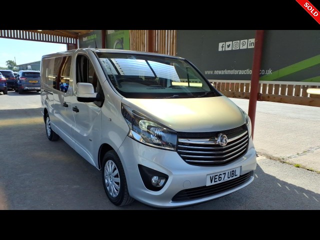VAUXHALL VIVARO 2900 SPORT CDTI BT 2017, Newark Motor Auctions, L2H1 2900 SPORTIVE CDTI BITURBO S/S, OTHER, NEWARK CODDINGTO BUY VAUXHALL VIVARO 2900 SPORT CDTI BT 2017 L2H1 2900 SPORTIVE CDTI BITURBO S/S, Newark Motor Auctions