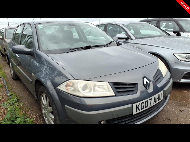 BUY RENAULT MEGANE DYNAMIQUE 2007 DYNAMIQUE VVT 111, Newark Motor Auctions