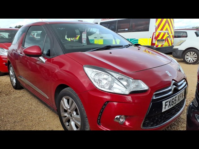 BUY CITROEN DS3 DSIGN + PURETECH 2015 PURETECH DSIGN PLUS, Newark Motor Auctions
