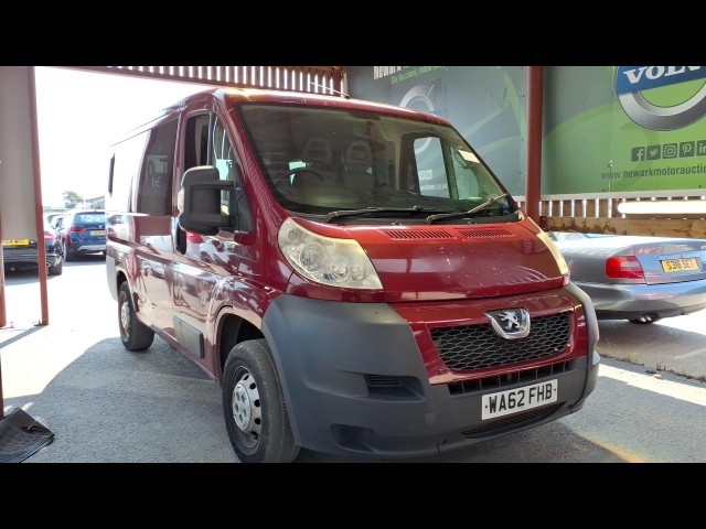 BUY PEUGEOT BOXER 333 L1H1 HDI 2012 HDI 333 L1H1 W/V, Newark Motor Auctions