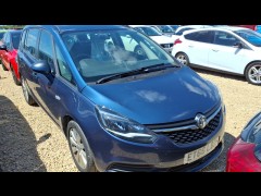 BUY VAUXHALL ZAFIRA TOURER DESIGN TURB 2017 DESIGN, Newark Motor Auctions