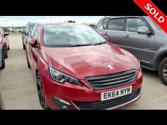 BUY PEUGEOT 308 ALLURE BLUE HDI 2014 BLUE HDI ALLURE, Newark Motor Auctions