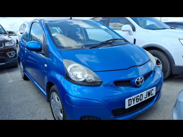 BUY TOYOTA AYGO BLUE VVT-I 2010 VVT-I BLUE, Newark Motor Auctions