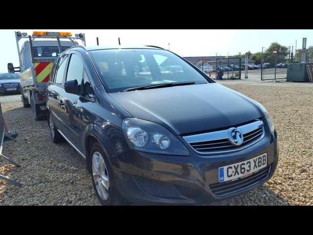 BUY VAUXHALL ZAFIRA EXCLUSIV 2013 EXCLUSIV, Newark Motor Auctions