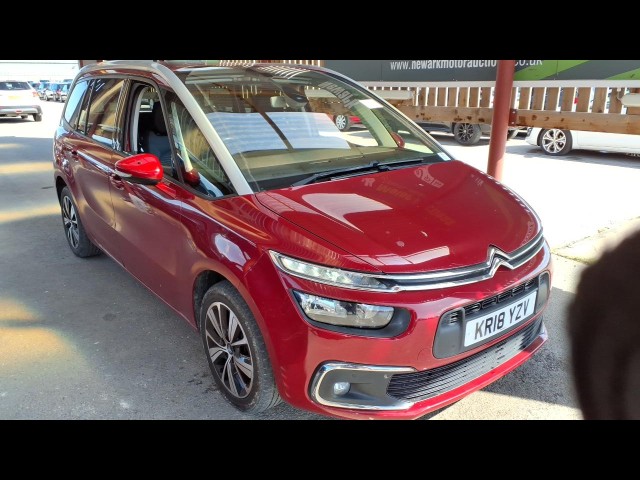 BUY CITROEN C4 GR PICASSO FEEL PURETE 2018 GRAND PURETECH FEEL S/S, Newark Motor Auctions