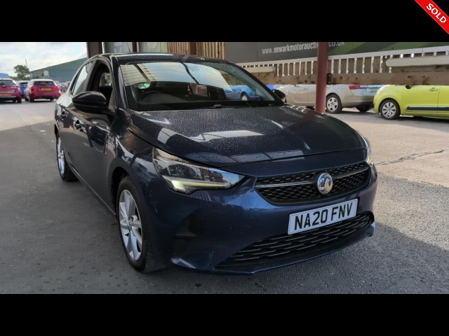 BUY VAUXHALL CORSA SE PREMIUM 2020 SE PREMIUM, Newark Motor Auctions