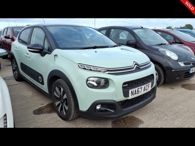 BUY CITROEN C3 FLAIR PURETECH 2017 PURETECH FLAIR, Newark Motor Auctions