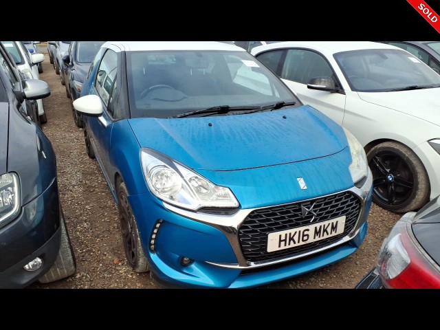 BUY DS DS3 ELEGANCE PURETECH S/S 2016 PURETECH ELEGANCE S/S EAT6, Newark Motor Auctions