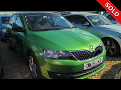 BUY SKODA RAPID SPACEBACK SE SPORT 2016 SPACEBACK SE SPORT TDI CR, Newark Motor Auctions