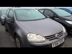 BUY VOLKSWAGEN GOLF S 80 2007 S (79BHP), Newark Motor Auctions