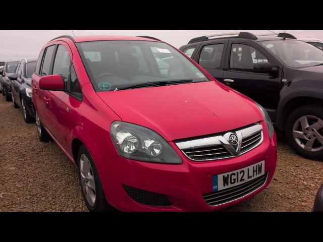 BUY VAUXHALL ZAFIRA EXCLUSIV 2012 EXCLUSIV, Newark Motor Auctions