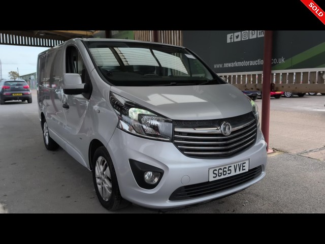 BUY VAUXHALL VIVARO 2700 SPORTIVE CDTI 2015 2700 L1H1 CDTI P/V SPORTIVE, Newark Motor Auctions
