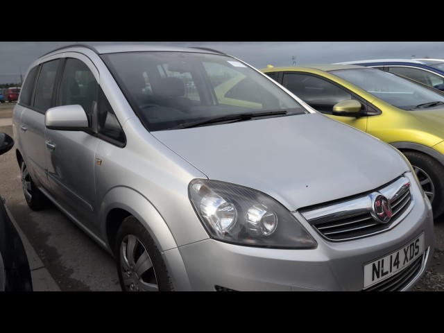 BUY VAUXHALL ZAFIRA EXCLUSIV 2014 EXCLUSIV, Newark Motor Auctions