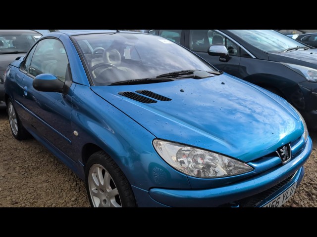 BUY PEUGEOT 206 ALLURE CC 2006 ALLURE COUPE CABRIOLET, Newark Motor Auctions