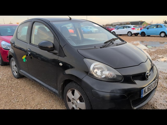BUY TOYOTA AYGO BLACK VVT-I 2010 VVT-I BLACK, Newark Motor Auctions