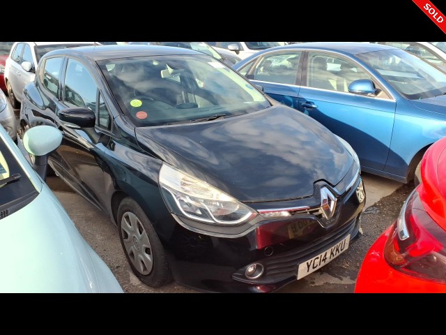 BUY RENAULT CLIO D-QUE M-NAV ENERGY T 2014 DYNAMIQUE MEDIANAV TCE, Newark Motor Auctions