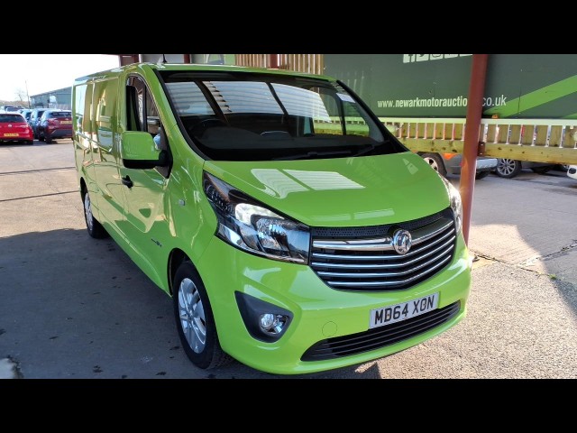 BUY VAUXHALL VIVARO 2900 SPORTIVE CDTI 2015 2900 L2H1 CDTI P/V SPORTIVE, Newark Motor Auctions