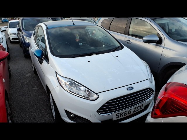 BUY FORD FIESTA ZETEC WHITE EDIT S 2016 ZETEC WHITE EDITION SPRING, Newark Motor Auctions