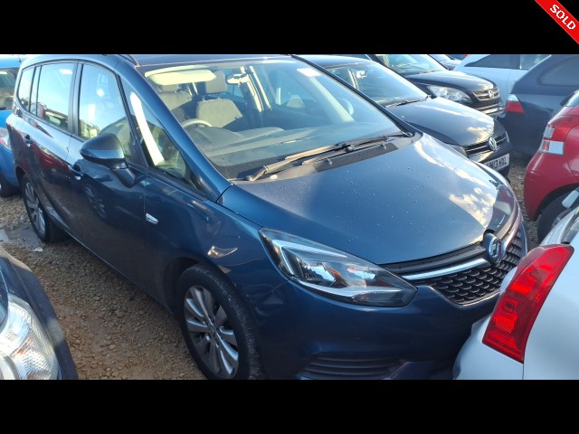 BUY VAUXHALL ZAFIRA TOURER DESIGN TURB 2017 DESIGN, Newark Motor Auctions