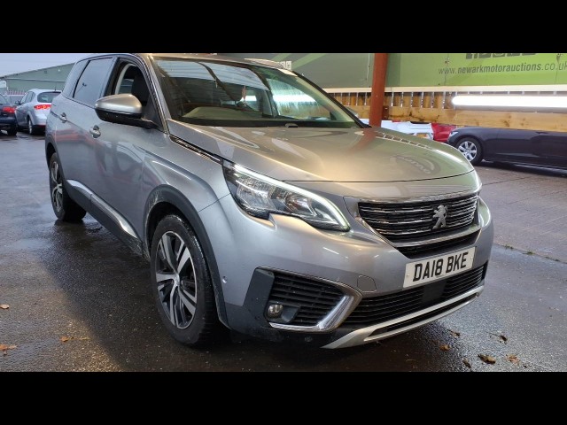 BUY PEUGEOT 5008 ALLURE BLUEHDI S/S 2018 BLUEHDI S/S ALLURE, Newark Motor Auctions