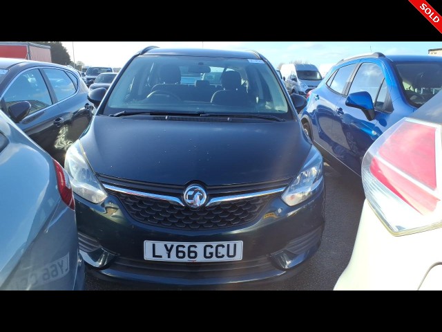 BUY VAUXHALL ZAFIRA TOURER DESIGN TURB 2016 DESIGN, Newark Motor Auctions