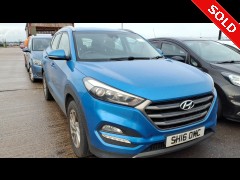 BUY HYUNDAI TUCSON SE NAV B-DRIVE 2WD 2016 CRDI SE NAV BLUE DRIVE, Newark Motor Auctions