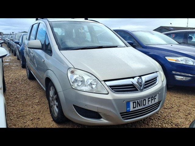 BUY VAUXHALL ZAFIRA EXCLUSIV CDTI EFLX 2010 EXCLUSIV CDTI ECOFLEX, Newark Motor Auctions