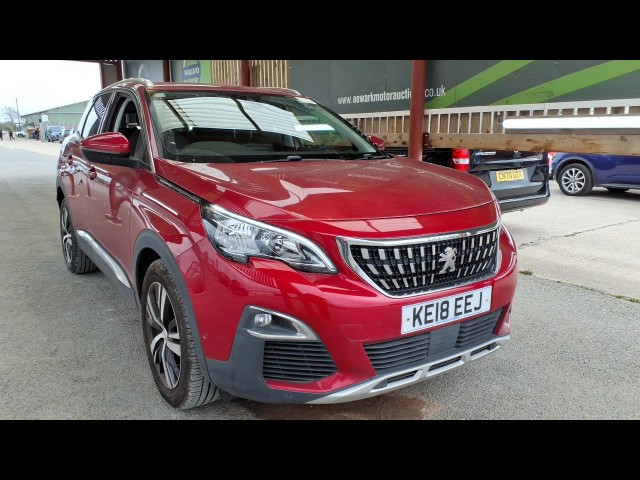 BUY PEUGEOT 3008 ALLURE BLUEHDI S/S A 2018 BLUEHDI S/S ALLURE, Newark Motor Auctions