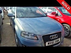 BUY AUDI A3 SPORT 138 TDI 2012 TDI SPORT, Newark Motor Auctions