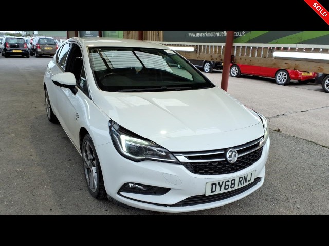 BUY VAUXHALL ASTRA SRI NAV TURBO 2018 SRI NAV, Newark Motor Auctions