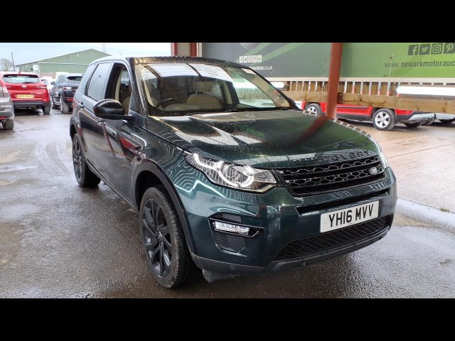BUY LAND ROVER DISCO-Y SPORT BLACK HSE T 2016 TD4 HSE BLACK, Newark Motor Auctions