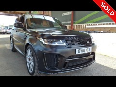 BUY LAND ROVER RANGE ROVER SPORT SVR S/C 2018 SVR, Newark Motor Auctions