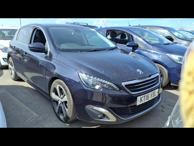 BUY PEUGEOT 308 ALLURE HDI BLUE S/S A 2016 BLUE HDI S/S ALLURE, Newark Motor Auctions