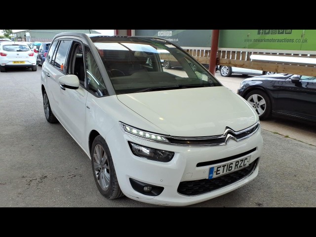 BUY CITROEN C4 GR PICASSO EXCL + BLUE 2016 GRAND BLUEHDI EXCLUSIVE PLUS, Newark Motor Auctions