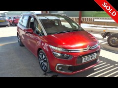 BUY CITROEN C4 GR PICASSO FEEL BLUEHD 2017 GRAND BLUEHDI FEEL S/S, Newark Motor Auctions