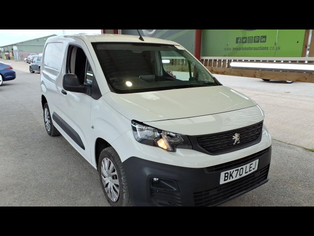 BUY PEUGEOT PARTNER PROFESSIONAL L1 B 2020 BLUEHDI PROFESSIONAL L1, Newark Motor Auctions