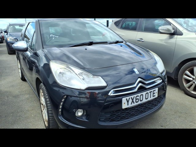 BUY CITROEN DS3 BLACK & WHITE 2010 BLACK AND WHITE, Newark Motor Auctions