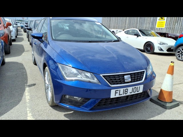 BUY SEAT LEON SE DYNAMIC TECHNOLOG 2018 TDI SE DYNAMIC TECHNOLOGY, Newark Motor Auctions