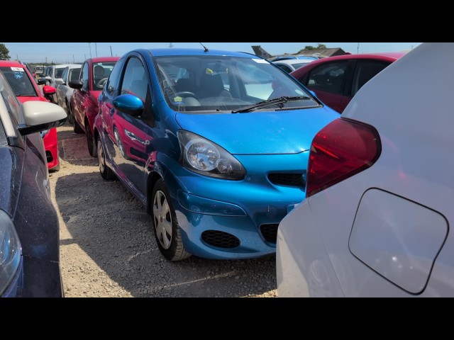 BUY TOYOTA AYGO BLUE VVT-I 2010 VVT-I BLUE, Newark Motor Auctions