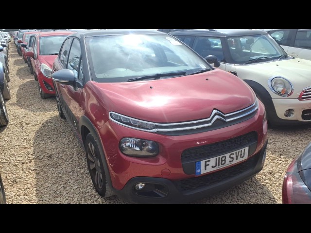 BUY CITROEN C3 FLAIR PURETECH 2018 PURETECH FLAIR, Newark Motor Auctions